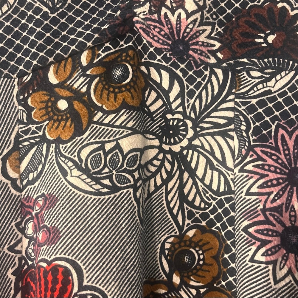 MAEVE [Anthropologie] Floral A-line Knit Dress: Sz M - Picture 6 of 8